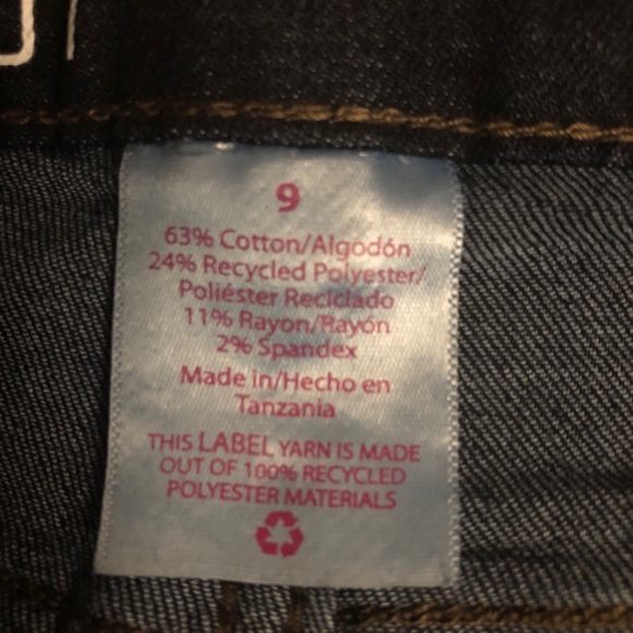 NO BOUNDARIES Skinny Jeans Size 9 Juniors High Rise Womens Dark Wash New - Picture 6 of 7